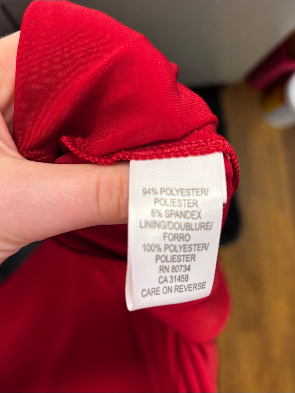 BCBGMaxAzria Red Sleeveless V-Neck Midi Dress - Picture 9 of 11